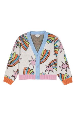 multicolor polyester cardigan STELLA McCARTNEY KIDS | TV9C00Z2292999